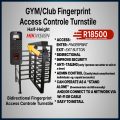 Gym or club fingerprint access small turnstile